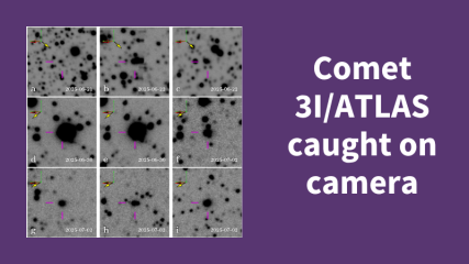Gallery of serendipitous observations of 3I/ATLAS from the NSF-DOE Vera C. Rubin Observatory.
