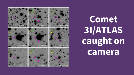 Gallery of serendipitous observations of 3I/ATLAS from the NSF-DOE Vera C. Rubin Observatory.